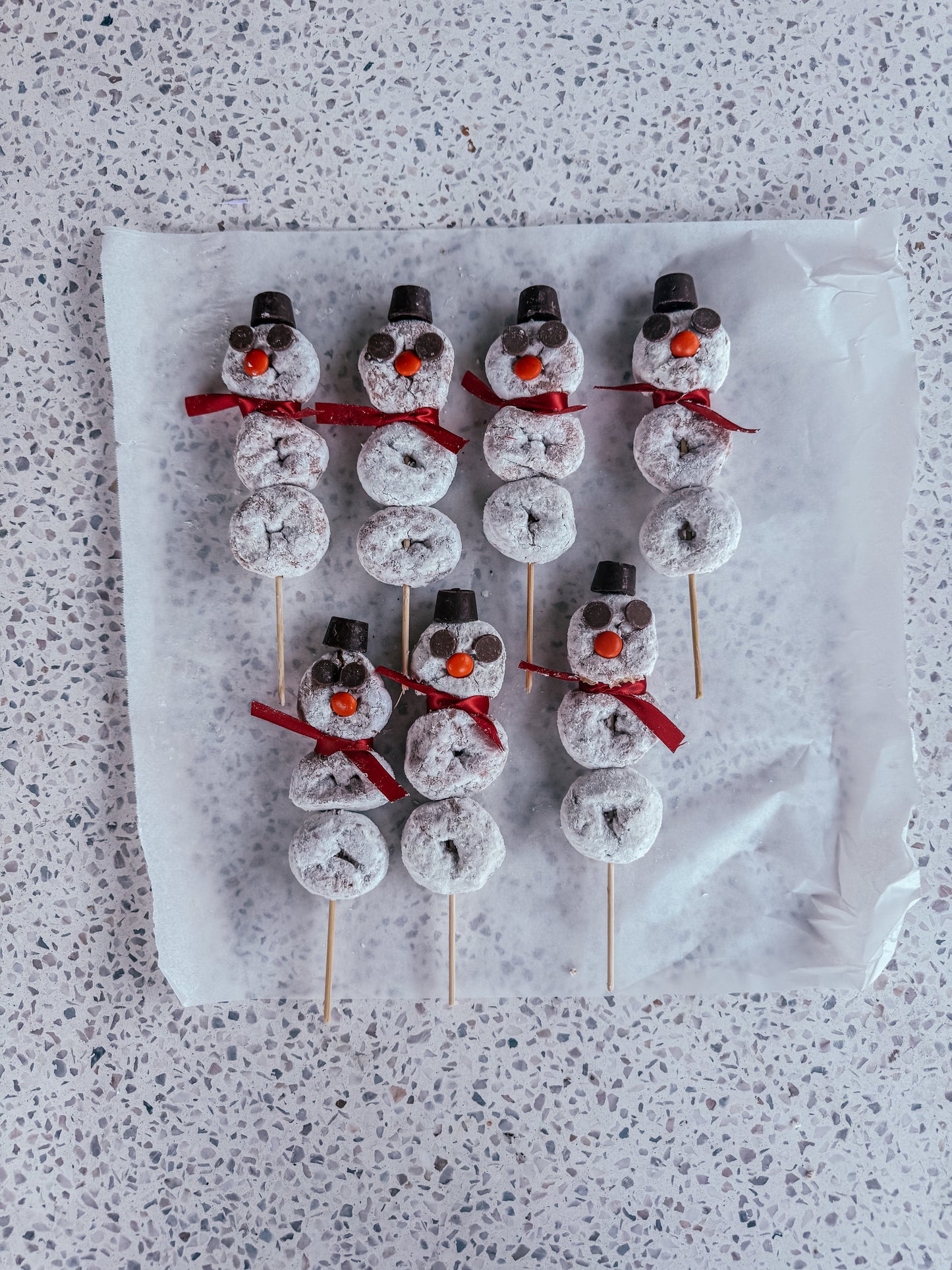 Snowman Donuts